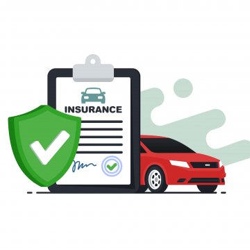 Car protected with auto insurance 